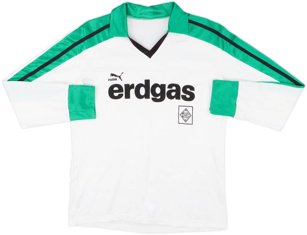 1983-85 Borussia Monchengladbach Home L/S Shirt - 9/10 - (M)