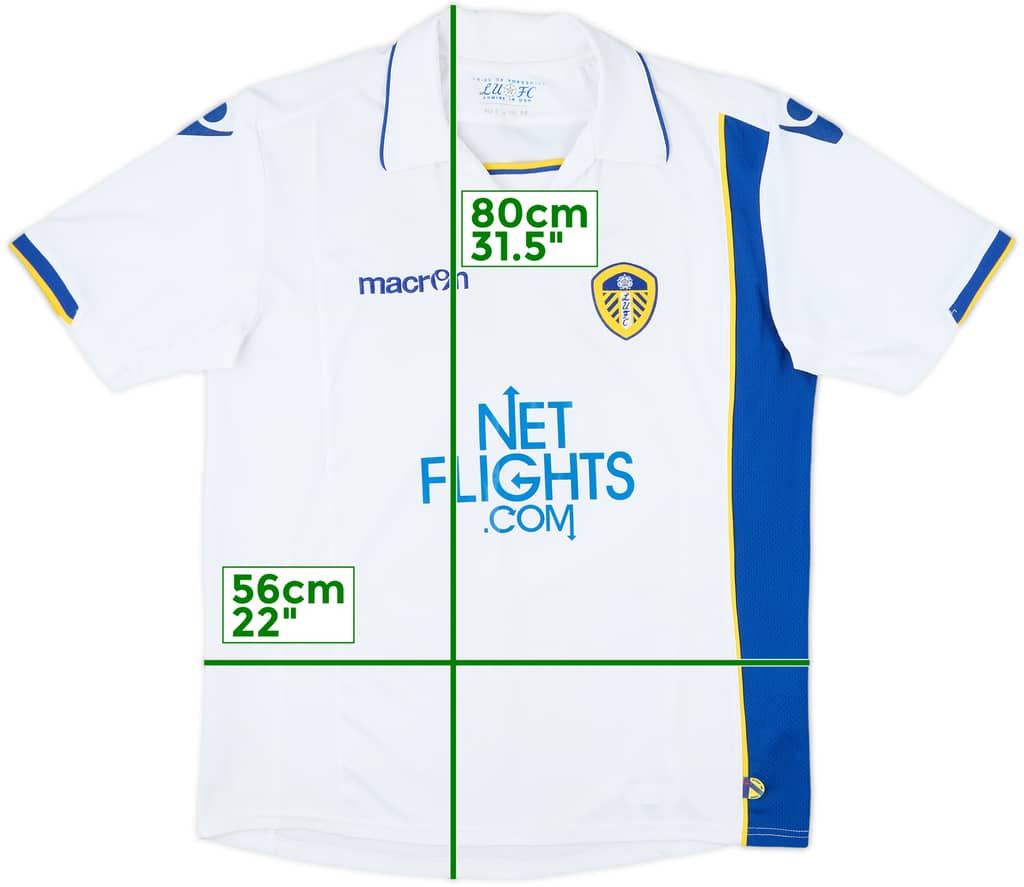 2009-10 Leeds United Home Shirt - 7/10 - (M)