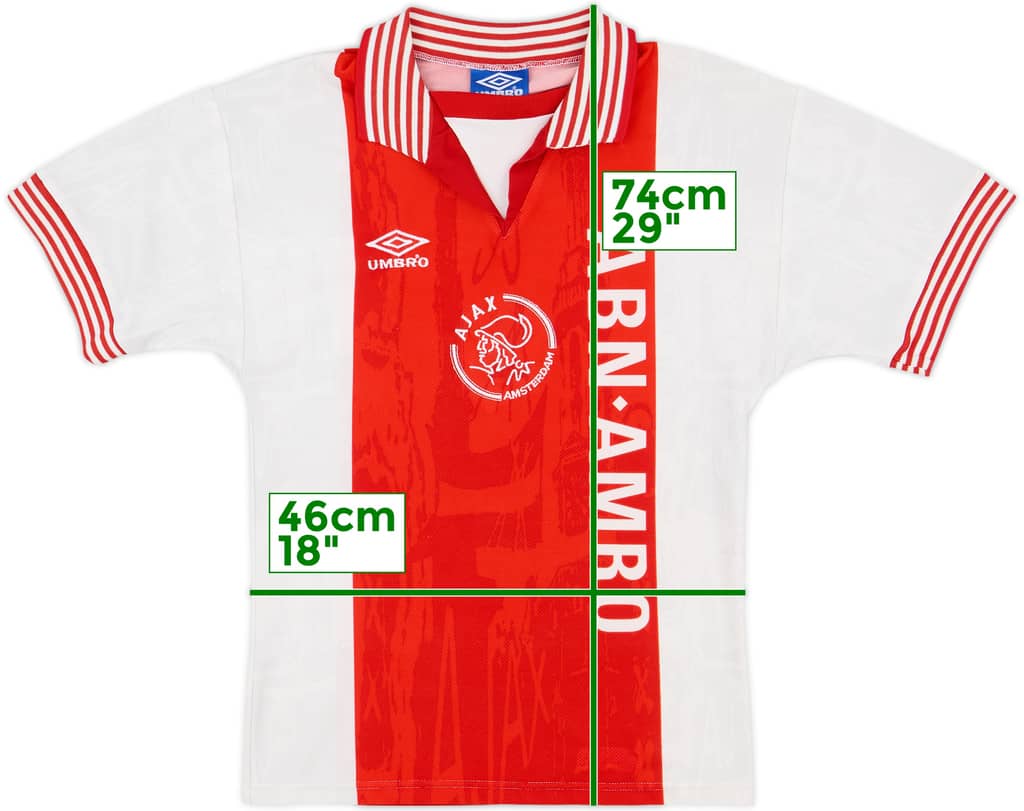 1995-96 Ajax Home Shirt - 8/10 - (S)