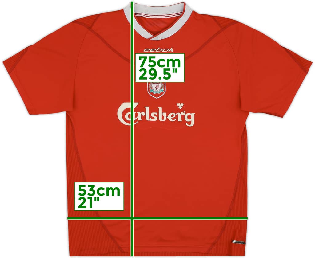 2002-04 Liverpool Home Shirt - 4/10 - (M)