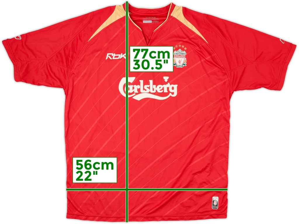 2005-06 Liverpool CL Home Shirt - 5/10 - (XL)