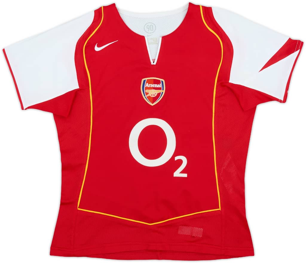 2004-05 Arsenal Home Shirt - 9/10 - (Women's S)