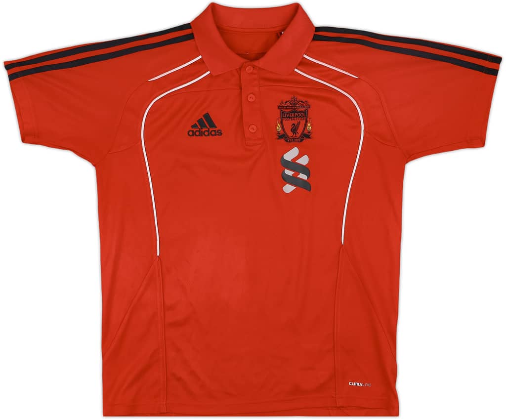 2010-11 Liverpool adidas Polo Shirt - 8/10 - (S)