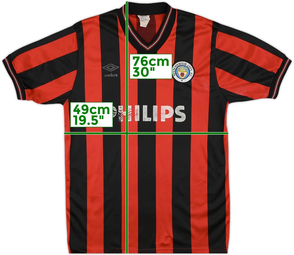 1984-86 Manchester City Away Shirt - 5/10 - (M)