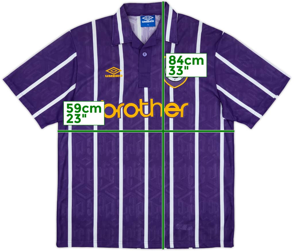 1993-94 Manchester City Away Shirt - 10/10 - (XL)