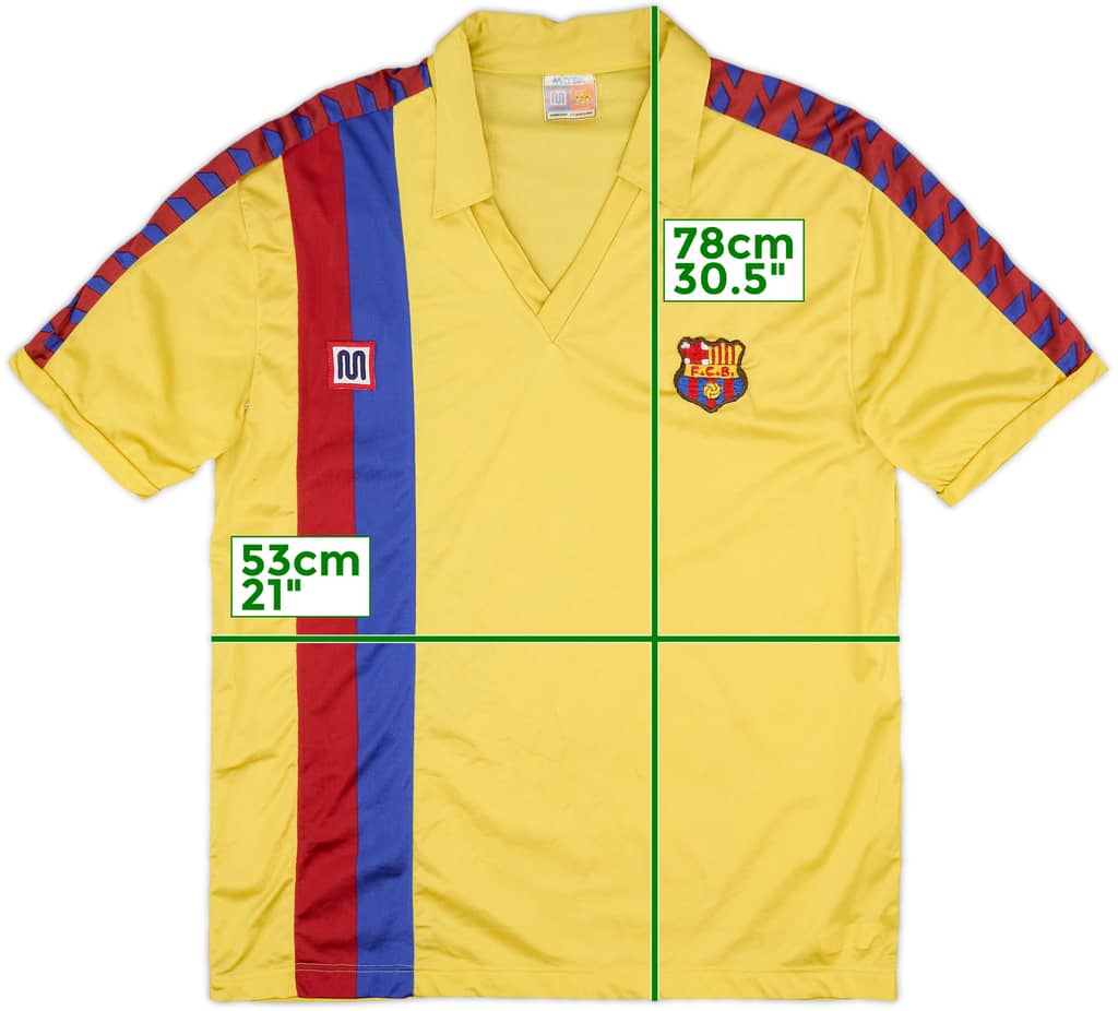 1984-89 Barcelona Away Shirt - 7/10 - (XL)