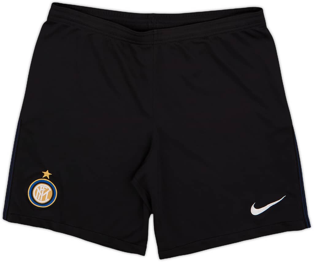 2017-18 Inter Milan Home Shorts - 8/10 - (L)