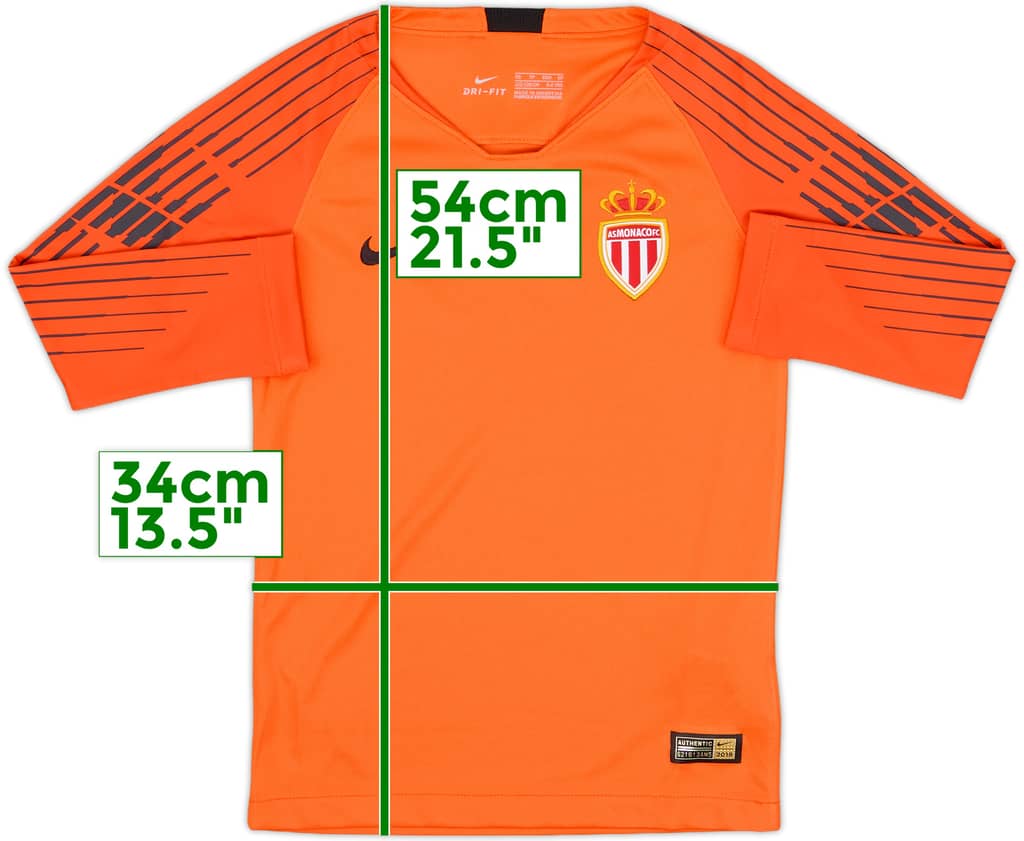 2018-19 Monaco GK Shirt - 10/10 - (S.Boys)