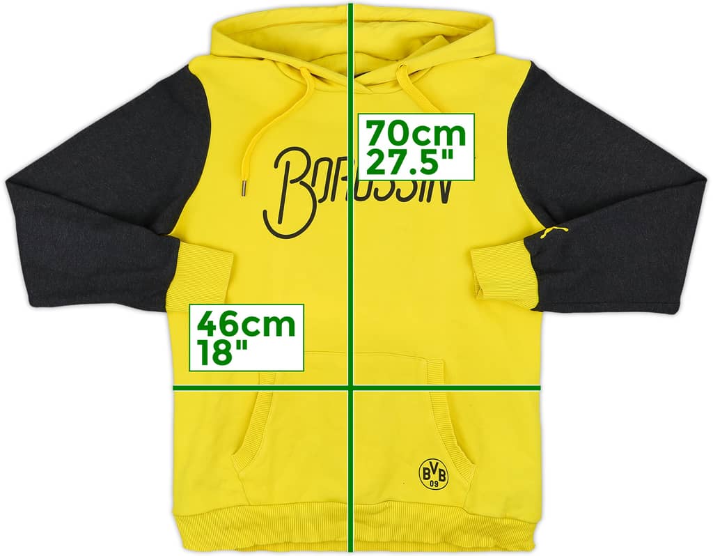 2013-14 Borussia Dortmund Puma Hooded Top - 7/10 - (M)
