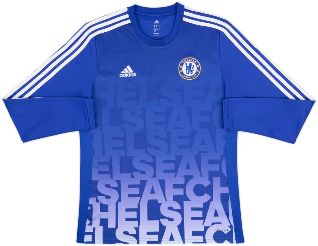 2015-16 Chelsea adidas Sweat Top - 8/10 - (M)