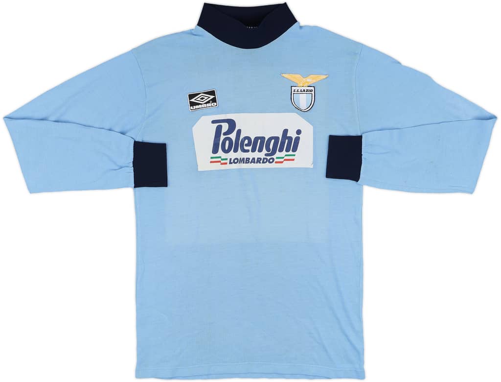 1991-92 Lazio Umbro Training L/S Shirt - 6/10 - (XL)