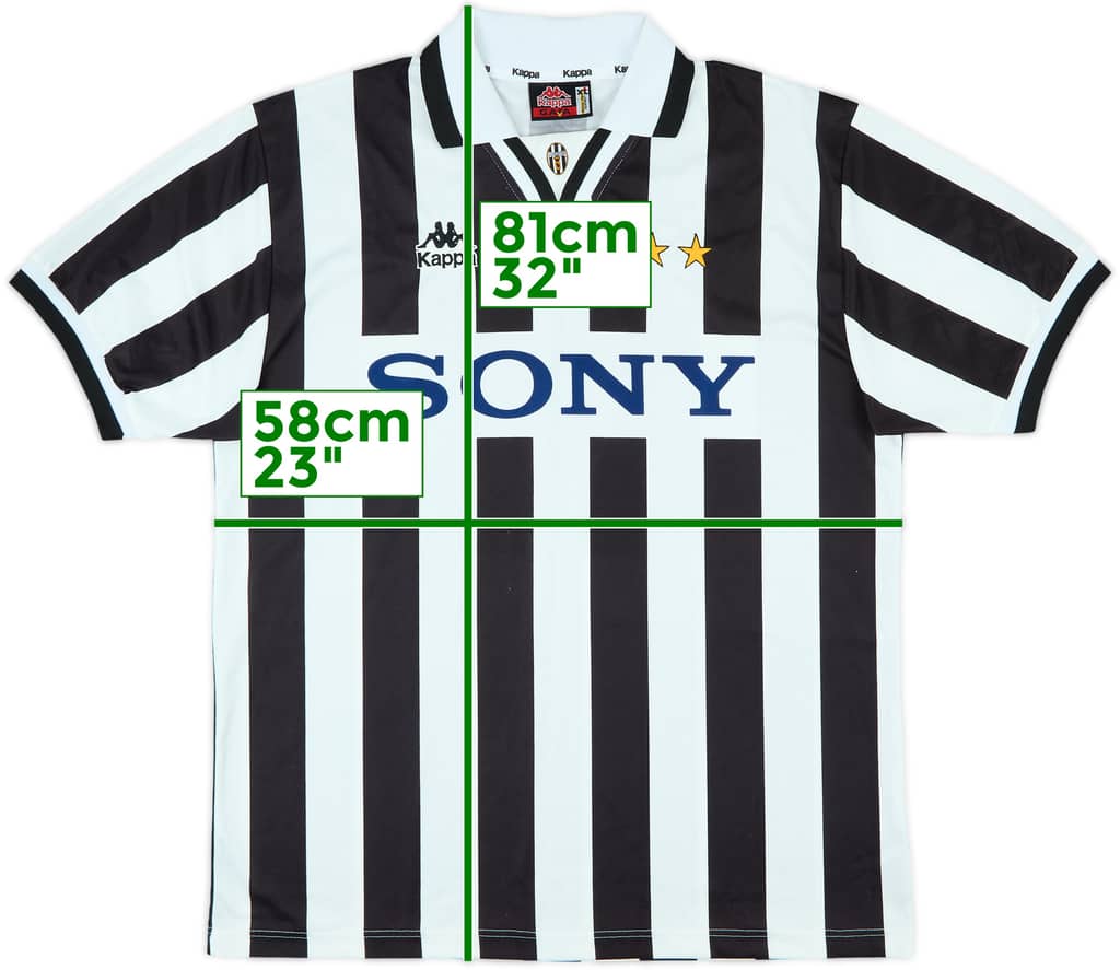 1995-97 Juventus Home Shirt - 6/10 - (XL)