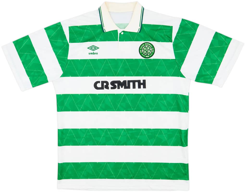 1989-91 Celtic Home Shirt - 8/10 - (L)