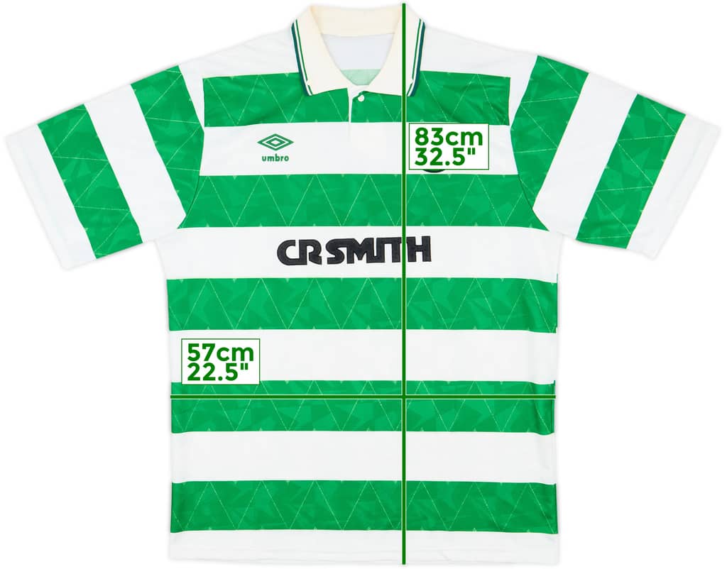 1989-91 Celtic Home Shirt - 8/10 - (L)