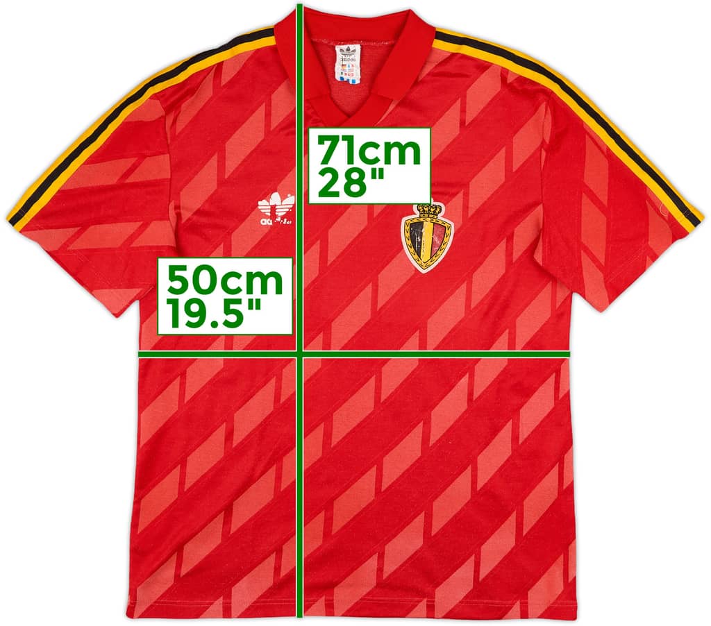 1986-90 Belgium Home Shirt - 5/10 - (M)