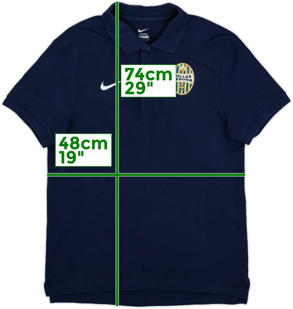 2013-14 Hellas Verona Nike Polo Shirt - 8/10 - (M)