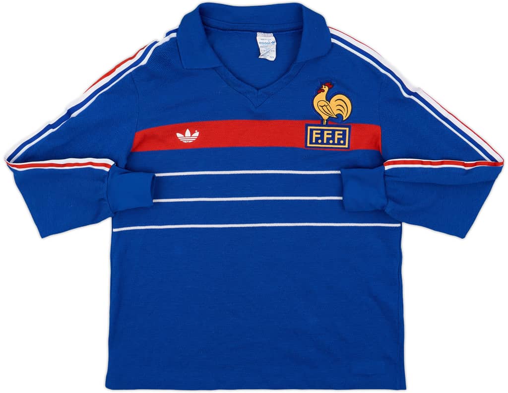 1984-85 France Home L/S Shirt - 9/10 - (M)