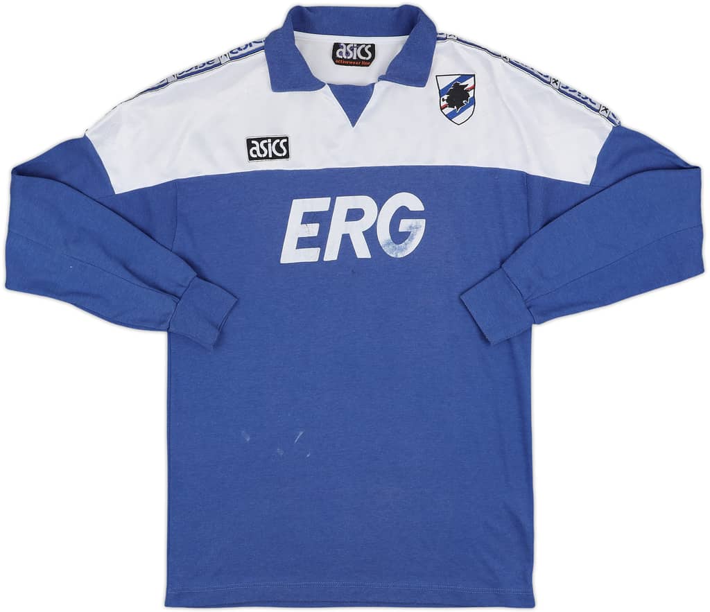 1992-94 Sampdoria Asics Training L/S Shirt - 6/10 - (L)