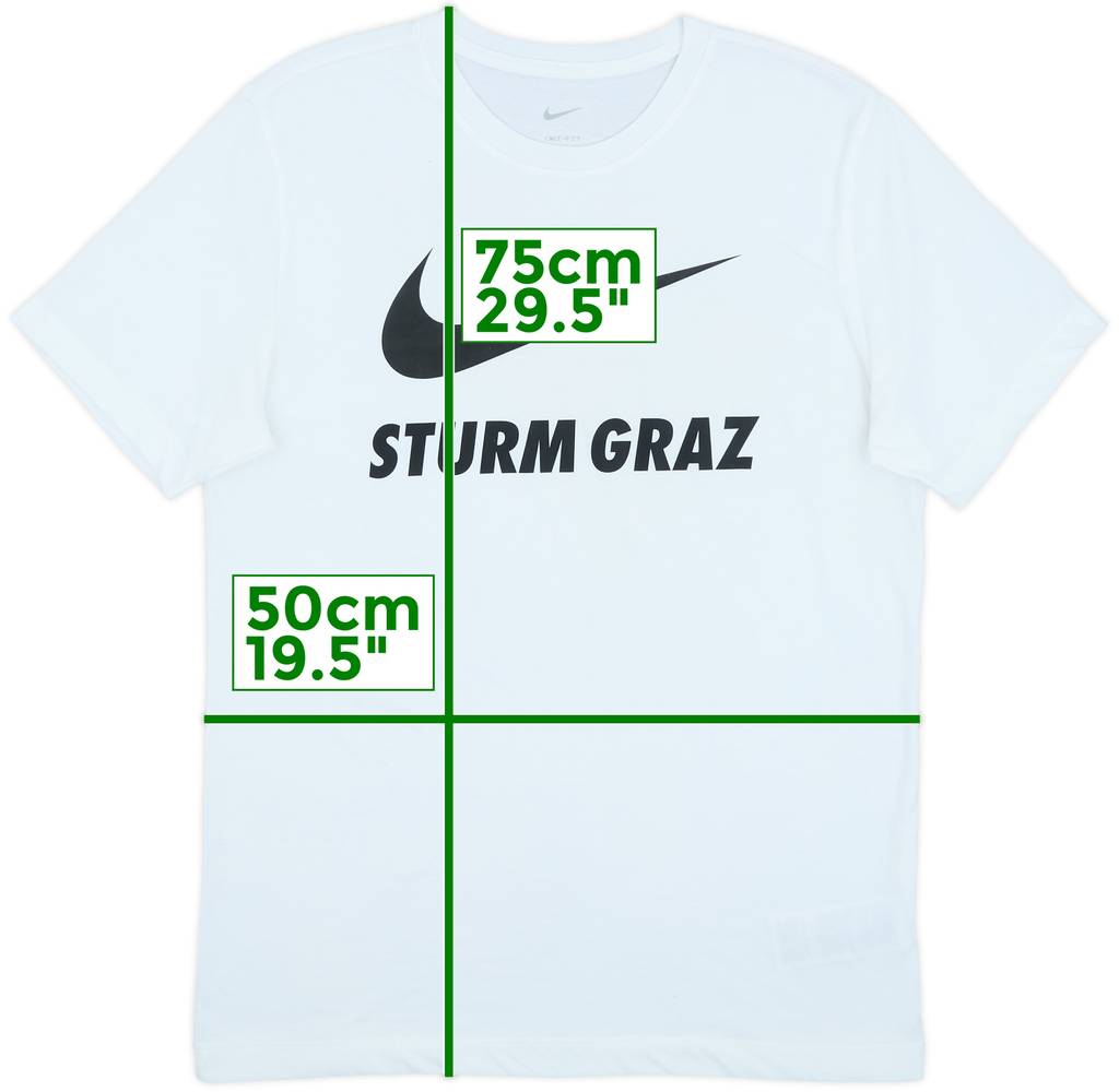 2021-22 Sturm Graz Nike Cotton Tee - 9/10 - (M)
