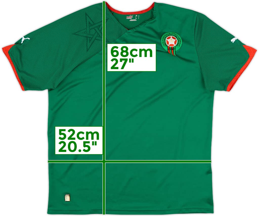 2010-12 Morocco Home Shirt - 8/10 - (L)