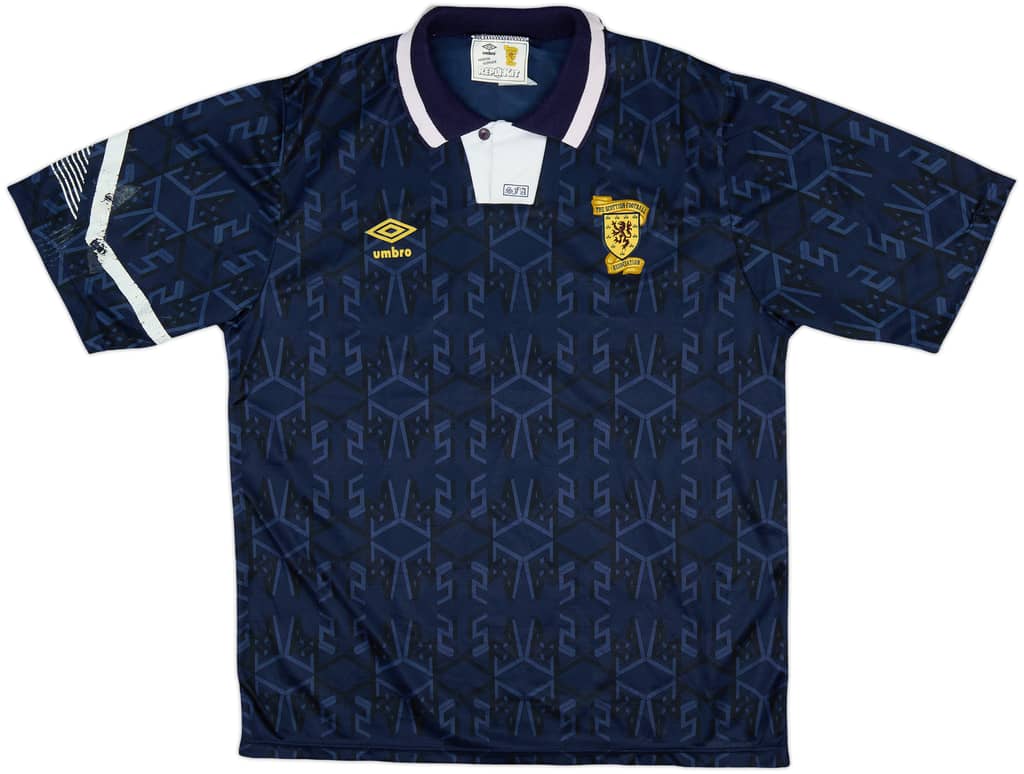 1991-94 Scotland Home Shirt - 5/10 - (L)
