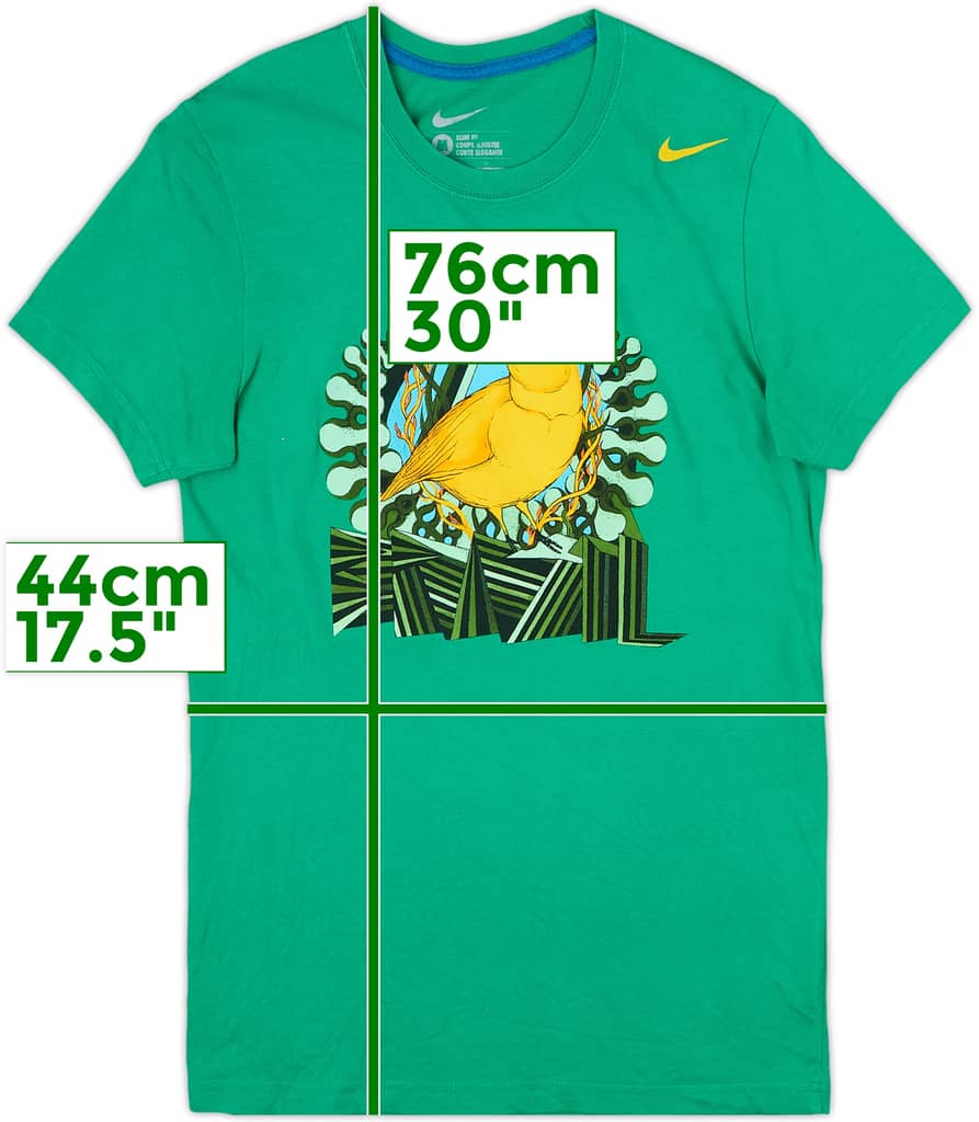 2014-15 Brazil Nike Graphic Tee - 8/10 - (Women's M)