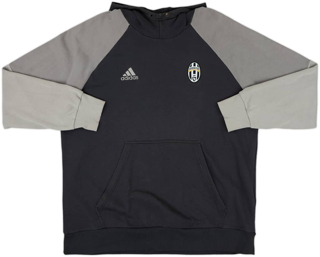 2016-17 Juventus adidas Hooded Sweat Top - 6/10 - (XXL)