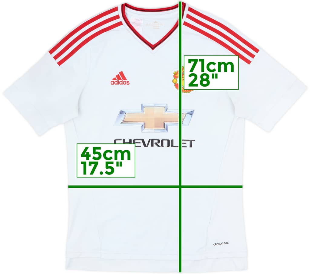 2015-16 Manchester United Away Shirt - 5/10 - (XL.Boys)
