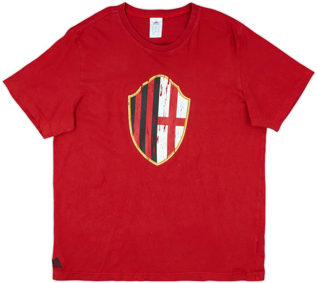 2013-14 AC Milan adidas Graphic Tee - 4/10 - (XL)