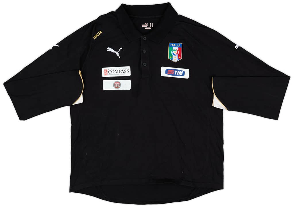 2012-13 Italy Puma Polo L/S Shirt - 7/10 - (XL)