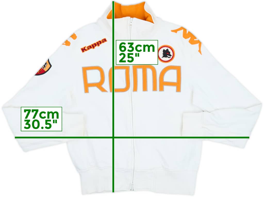 2011-12 Roma Kappa Track Jacket - 7/10 - (M)