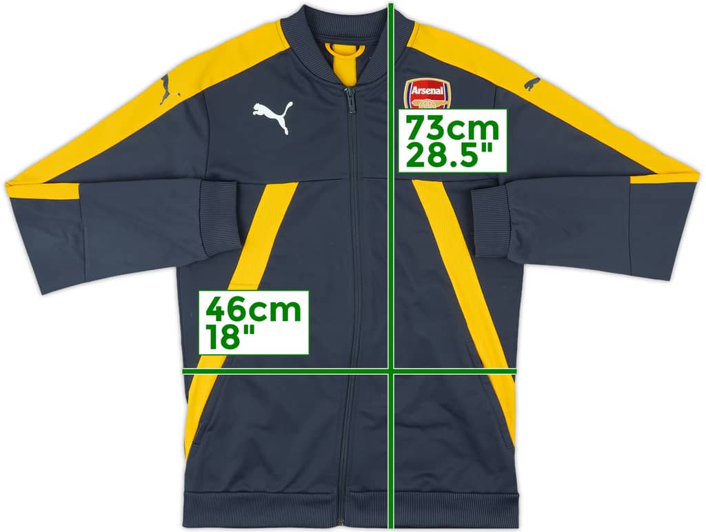2016-17 Arsenal Puma Track Jacket - 7/10 - (XL.Boys)