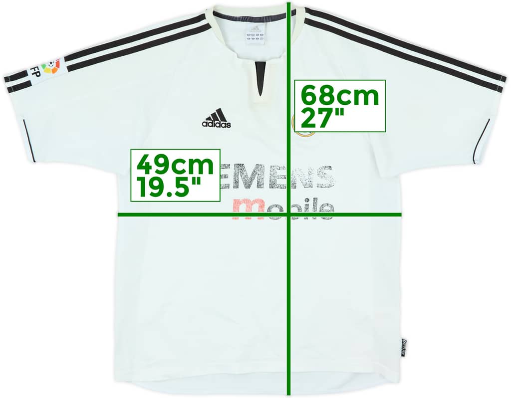 2003-04 Real Madrid Home Shirt - 4/10 - (S)