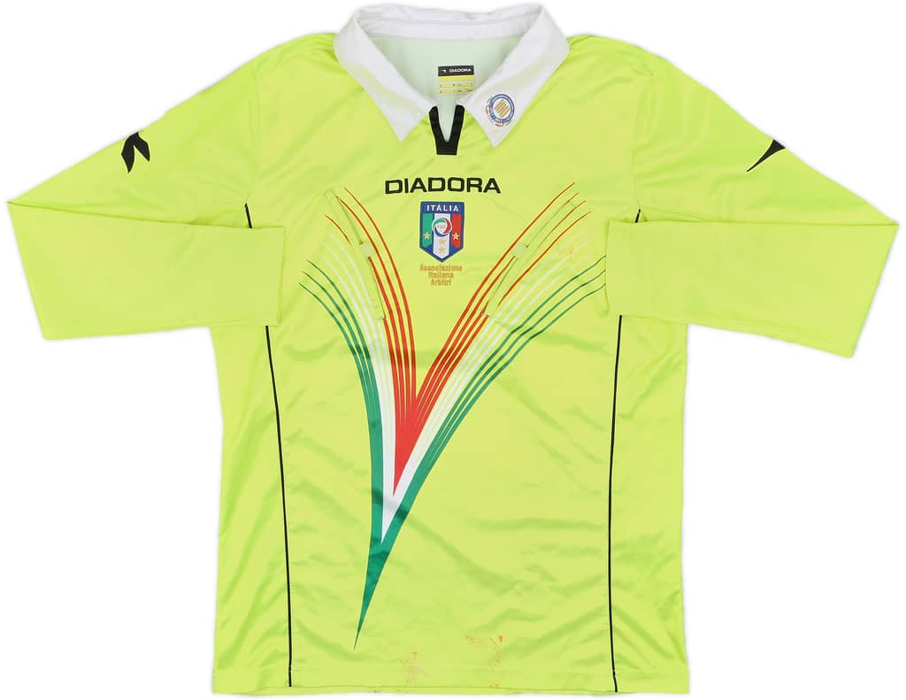 2011-12 Italy Diadora Centenary Referee L/S Shirt - 6/10 - (S)