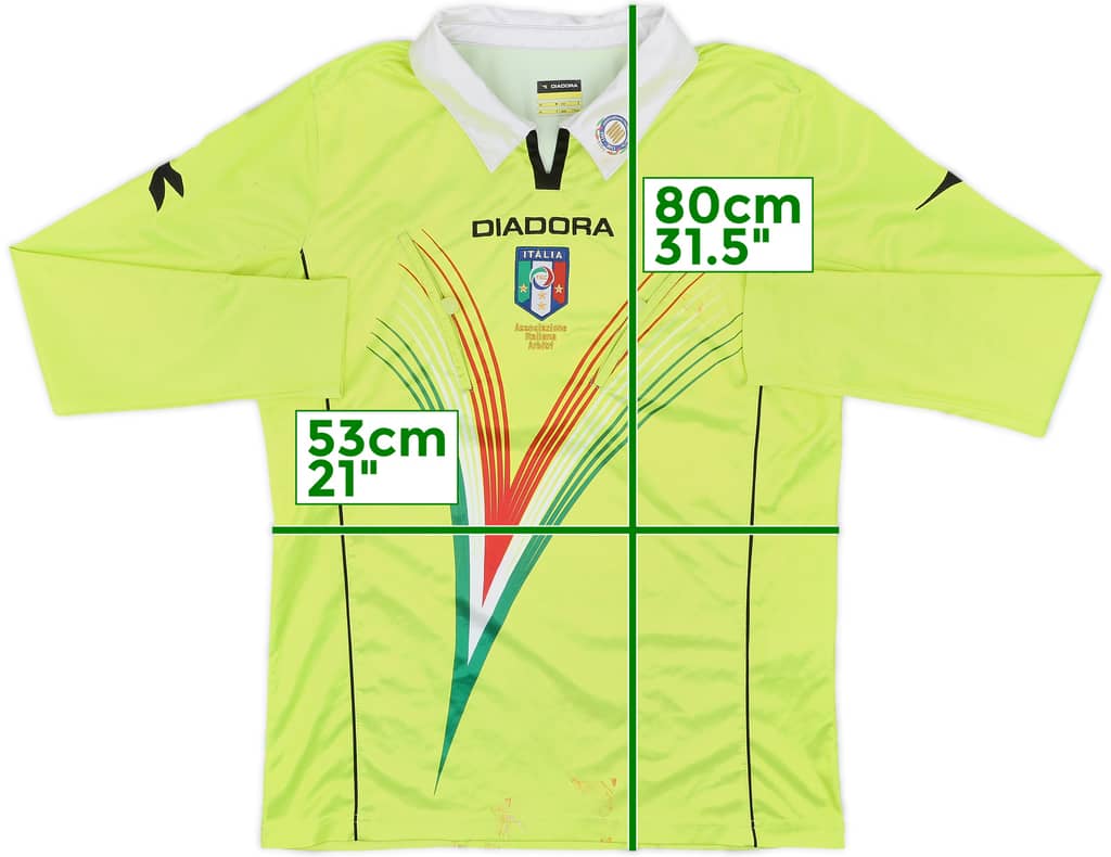 2011-12 Italy Diadora Centenary Referee L/S Shirt - 6/10 - (S)
