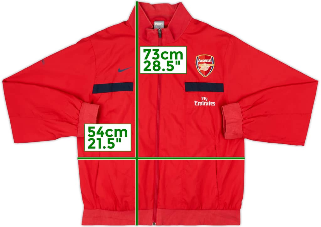 2008-09 Arsenal Nike Track Jacket - 8/10 - (M)
