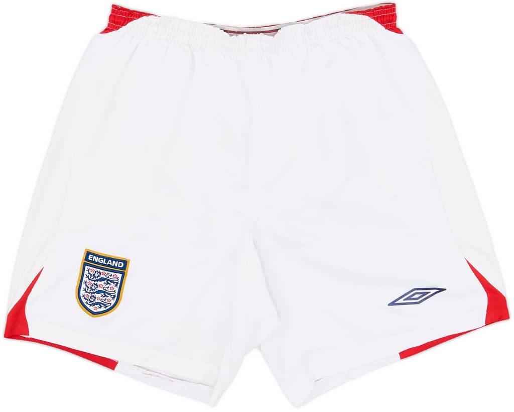 2006-08 England Away Shorts - 8/10 - (M)