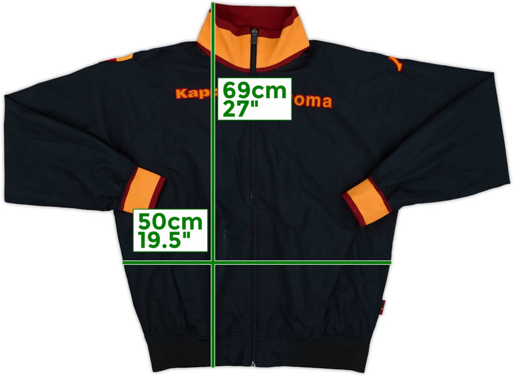 2011-12 Roma Kappa Track Jacket - 7/10 - (S)