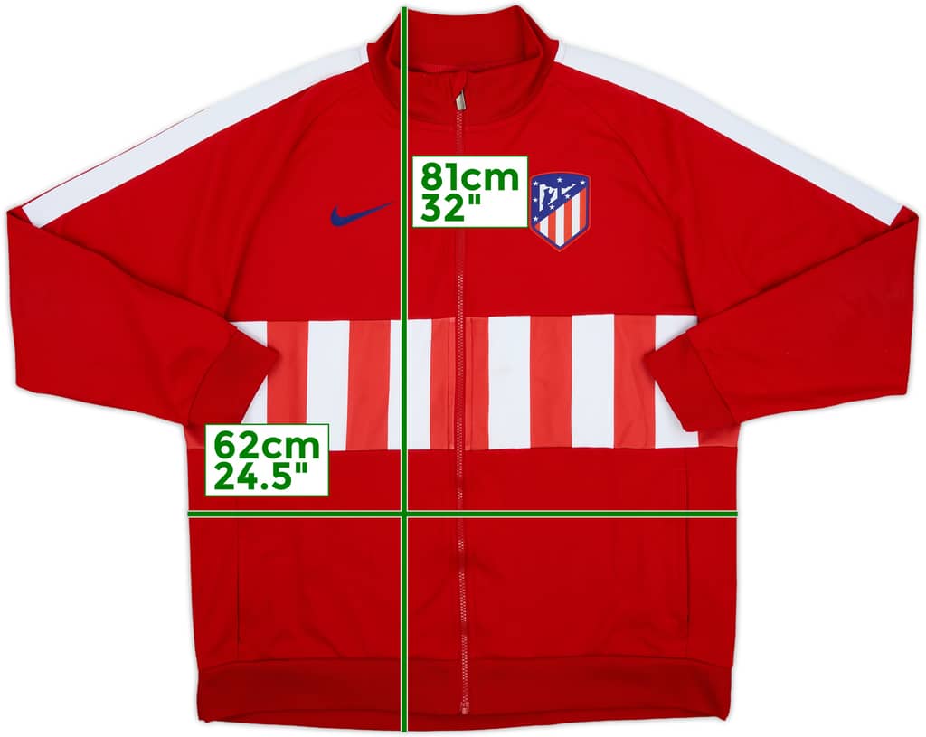 2019-20 Atletico Madrid Nike Track Jacket - 7/10 - (XXL)