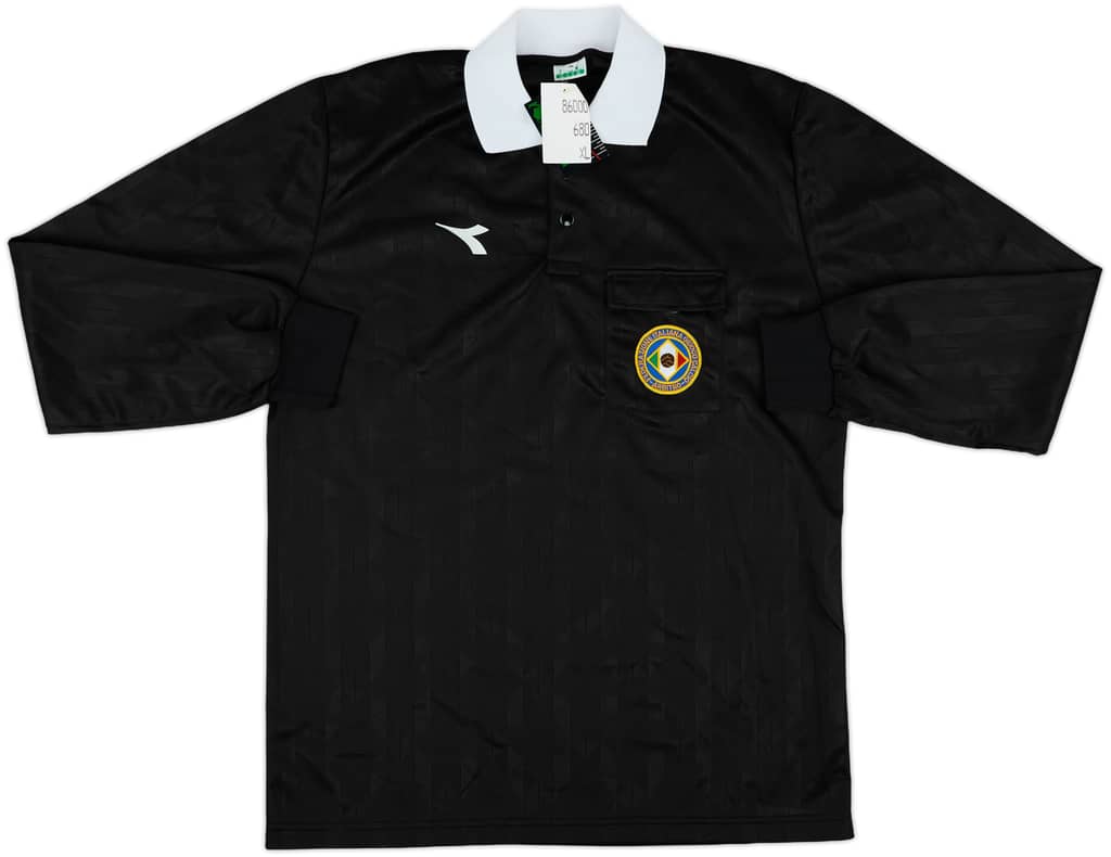 1990s Italy FIGC Diadora Referee L/S Shirt (XL)