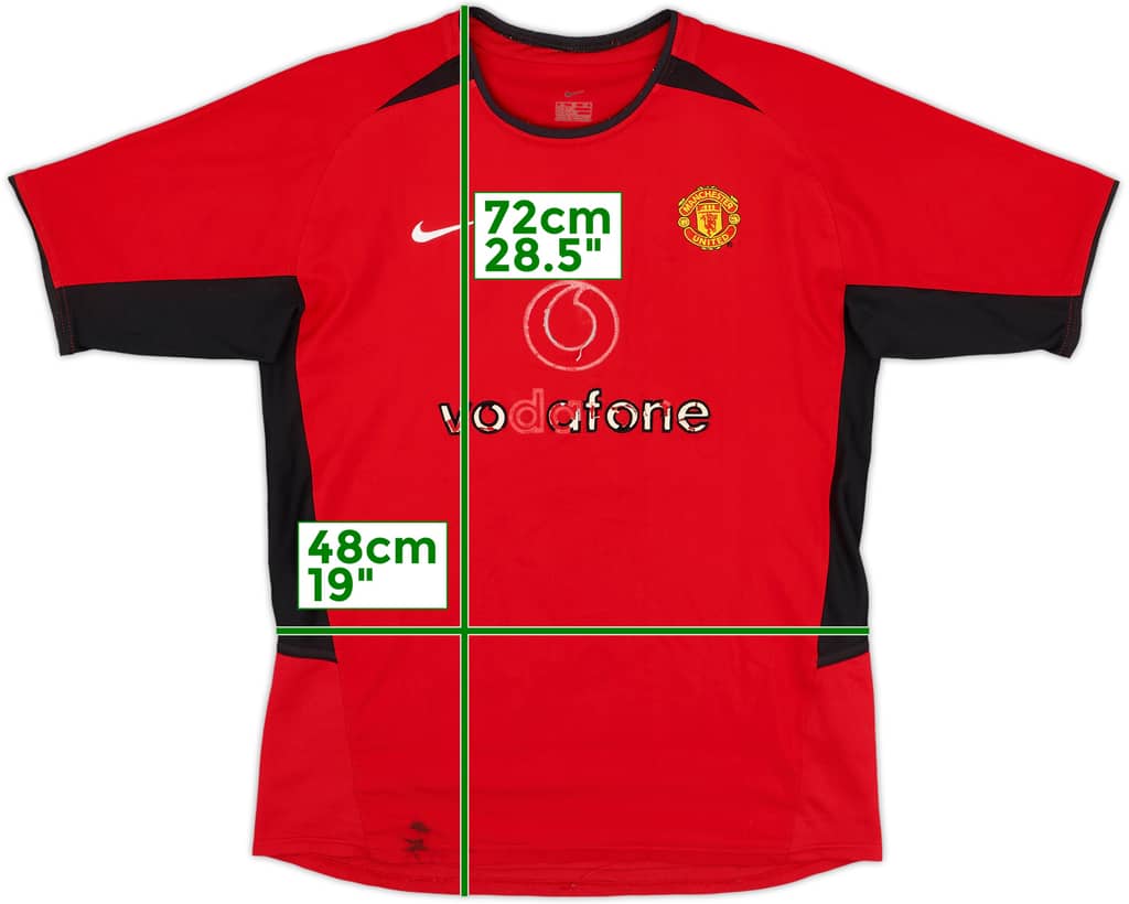 2002-04 Manchester United Home Shirt - 4/10 - (XL.Boys)