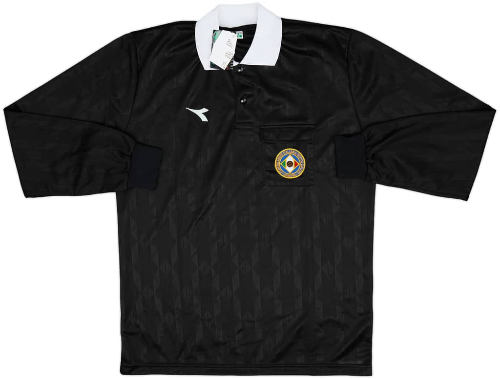 1990s Italy FIGC Diadora Referee L/S Shirt (XL)