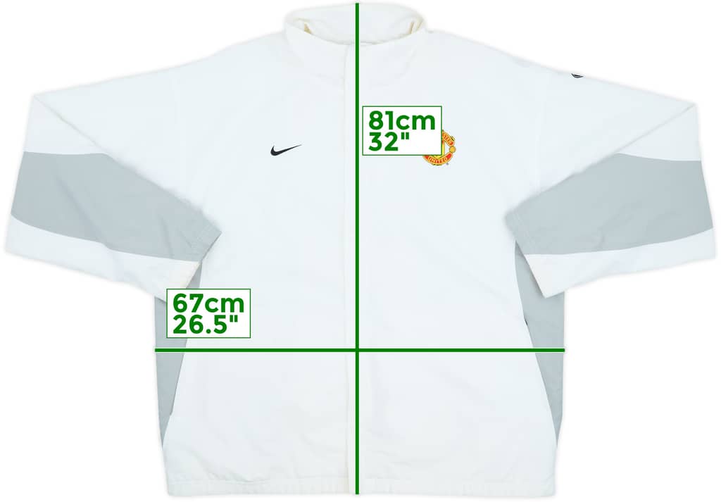 2003-04 Manchester United Nike Track Jacket - 8/10 - (XL)
