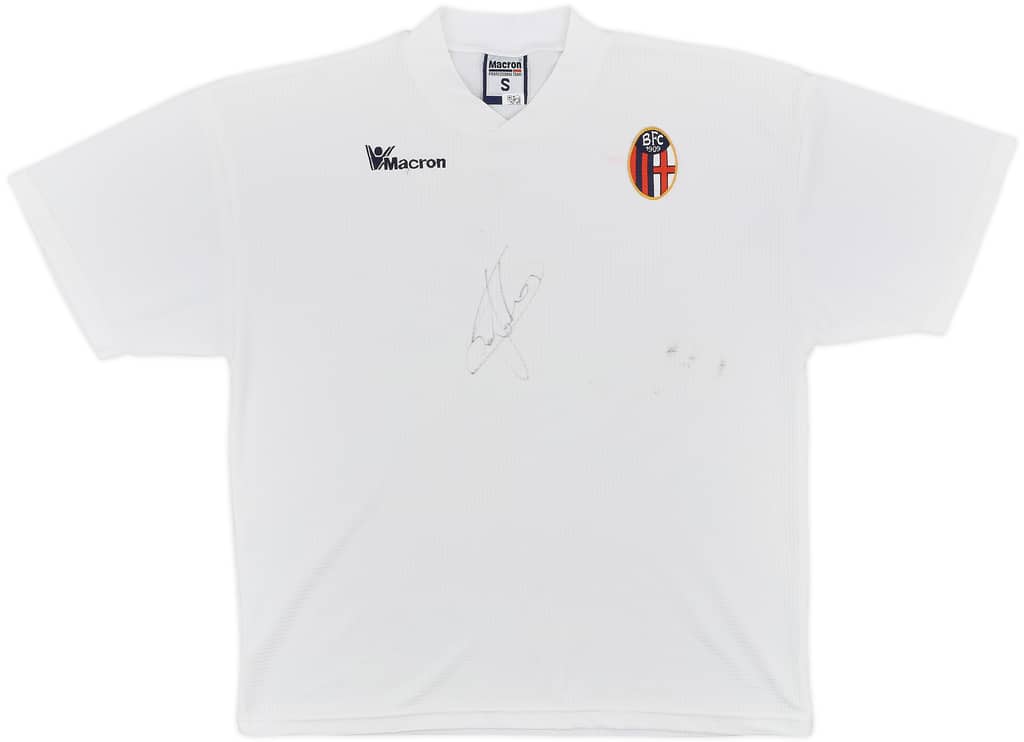 2001-02 Bologna Macron Signed Training Shirt - 6/10 - (S)