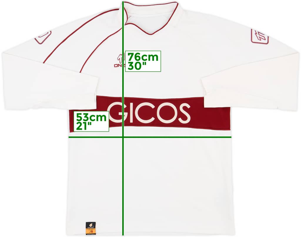2005-06 Reggina Away L/S Shirt - 6/10 - (L)