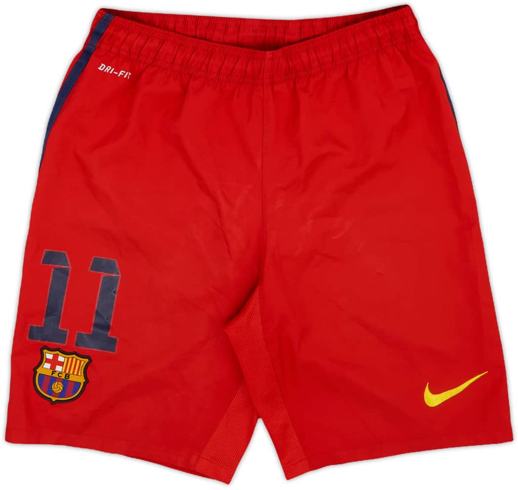 2013-14 Barcelona Away Shorts #11 - 9/10 - (S)