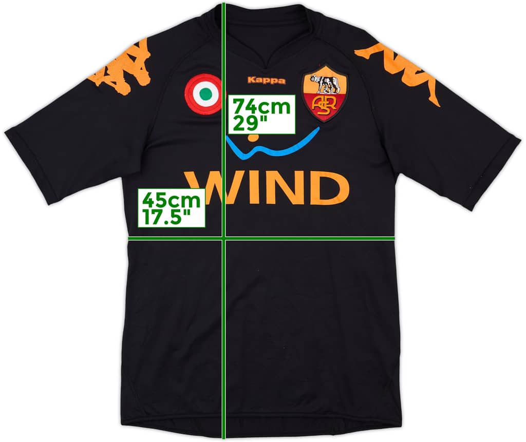 2007-08 Roma Third Shirt - 6/10 - (L)