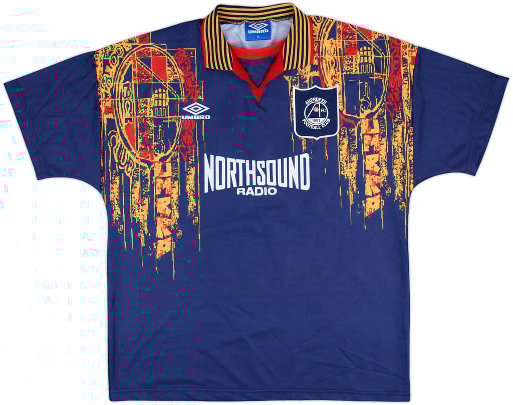 1994-96 Aberdeen Away Shirt - 9/10 - (XL)