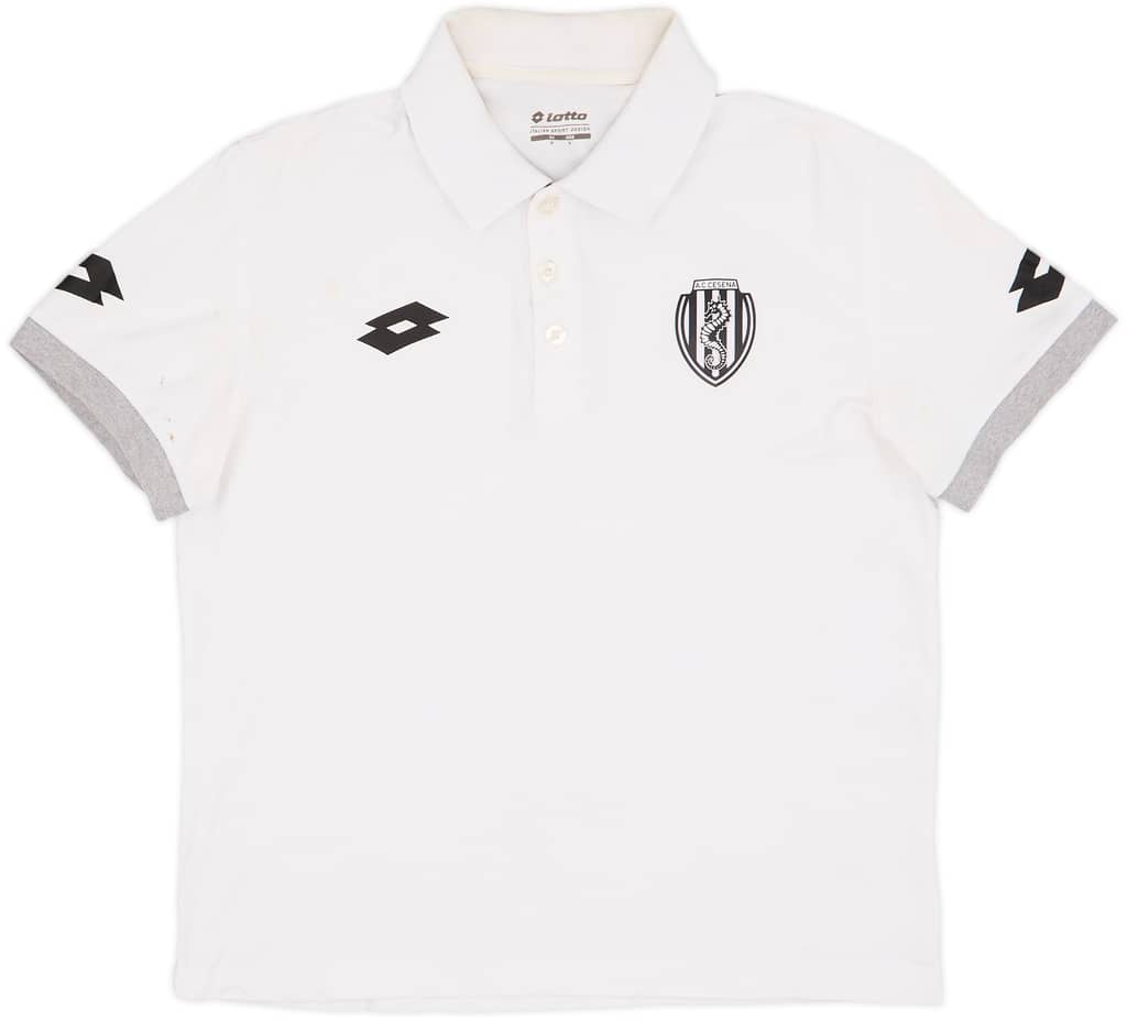 2017-18 Cesena Lotto Polo Shirt - 6/10 - (M)