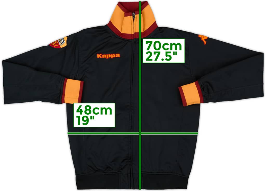 2008-09 Roma Kappa Track Jacket - 8/10 - (XL.Boys)